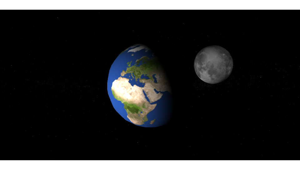 Rendered still showing the updated planet textures